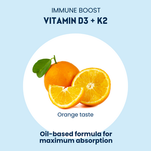 Vitamina D3 2000 UI e Vitamina K2 em spray